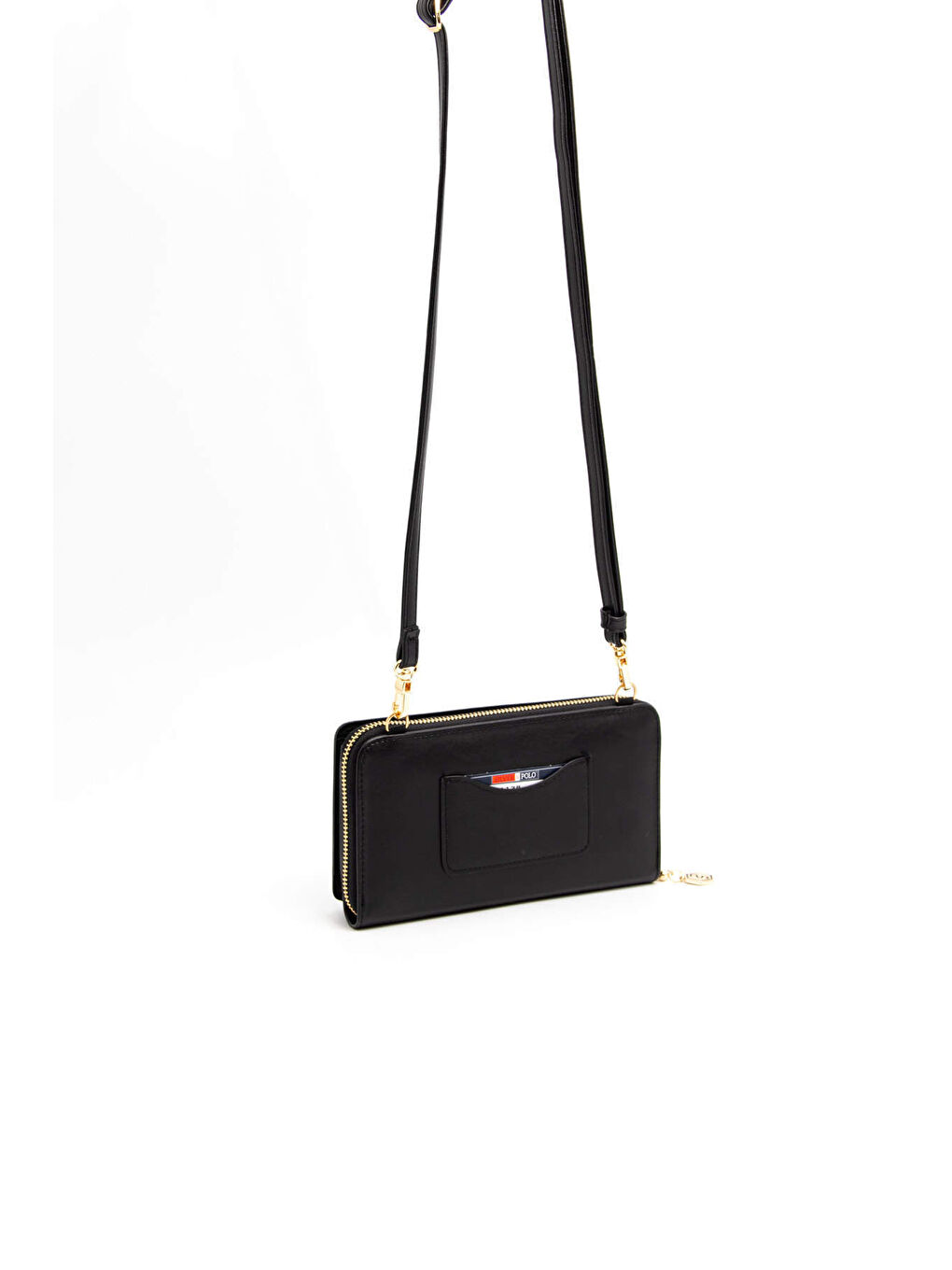 Siyah Kadın Çapraz Çanta 1138-45377 SILVER POLO BAYAN PORTFÖY M178 SİYAH-MAT SİYAH-3