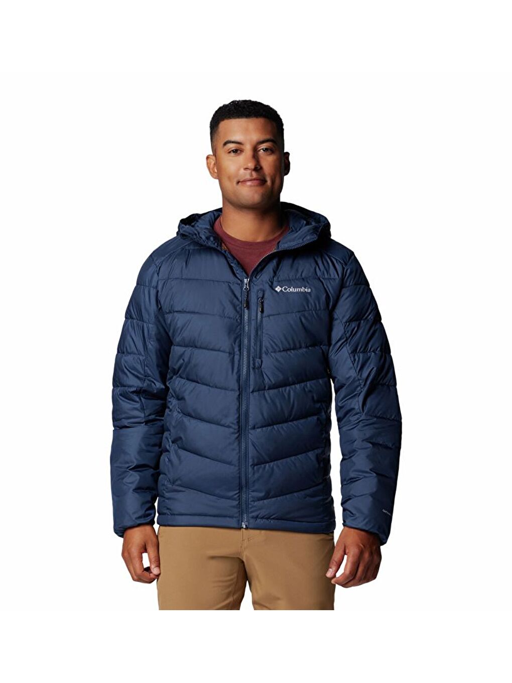 Lacivert Labyrinth Loop Hooded Erkek Mont WO3560