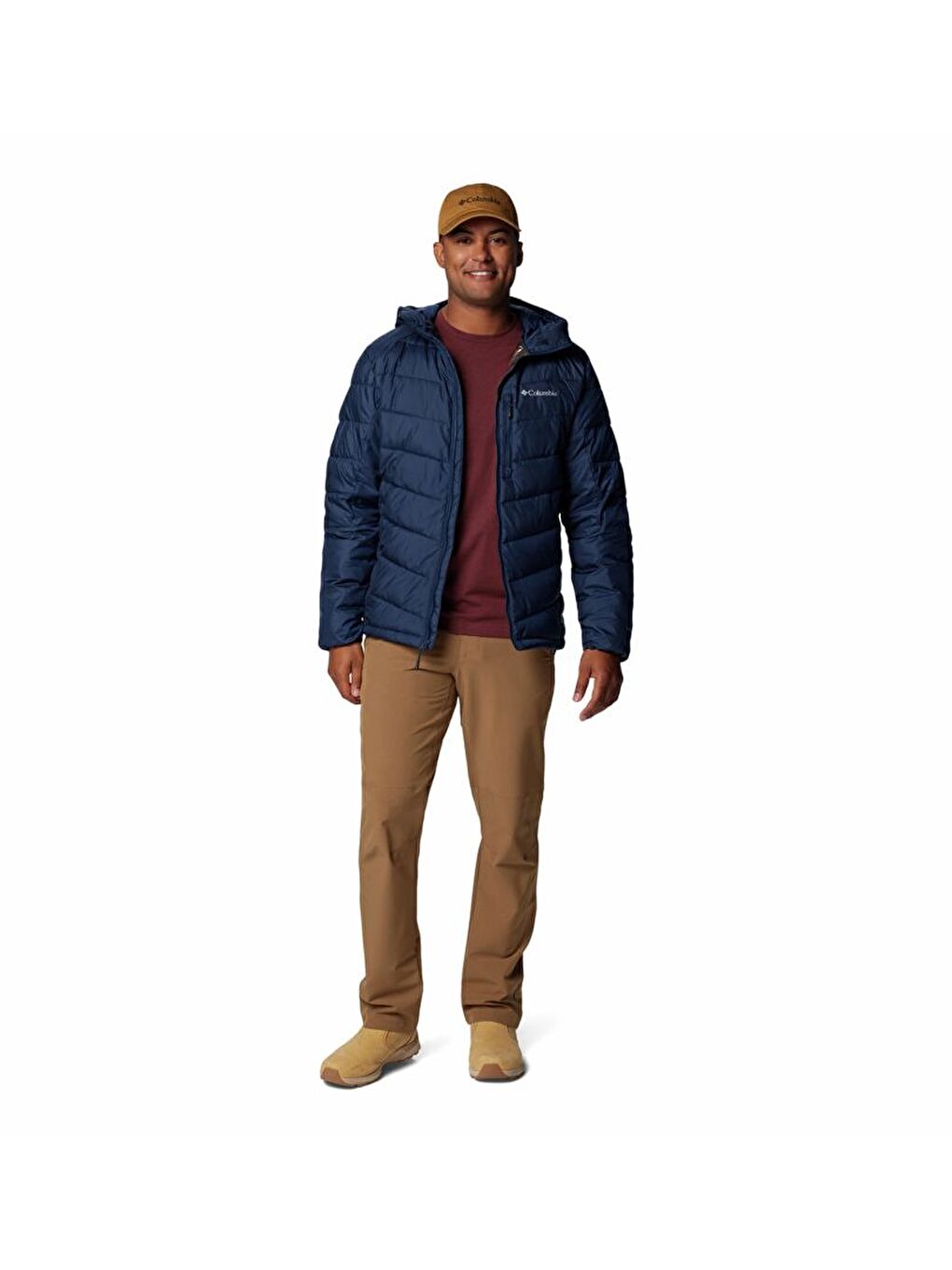 Lacivert Labyrinth Loop Hooded Erkek Mont WO3560-4