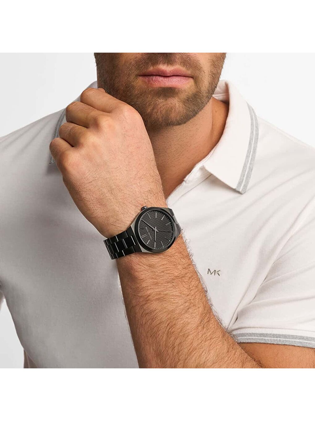 Siyah MK9228 Erkek Kol Saati-3