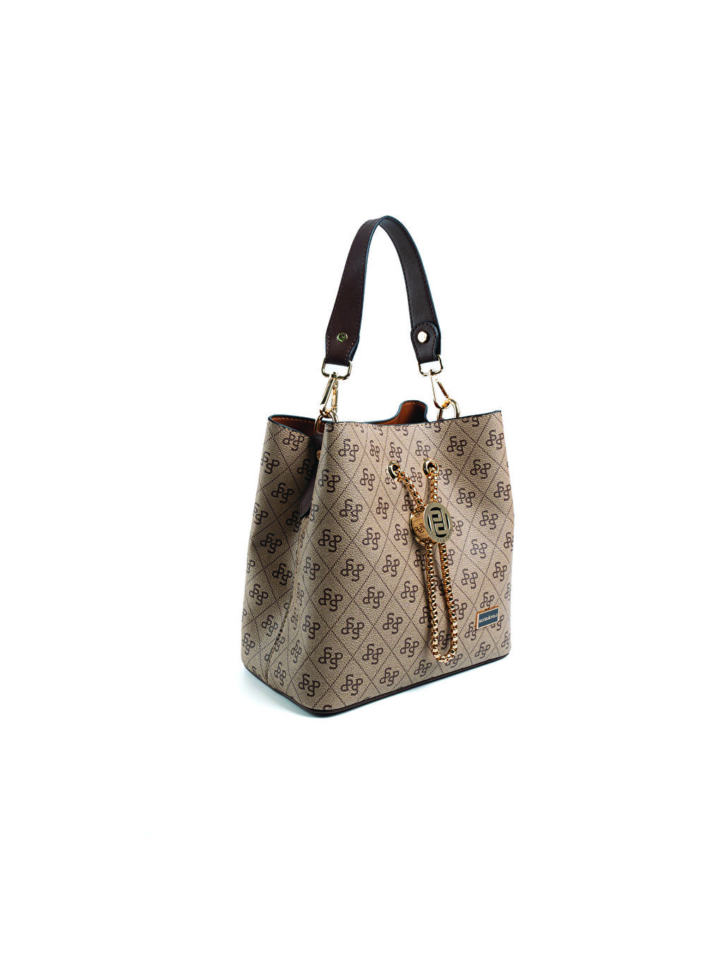 Bej Kadın Omuz Çantası 967-48160SILVER POLO ÇAPRAZ BAYAN ÇANTASI M178 KOYU BEJ-MAT KAHVE-1