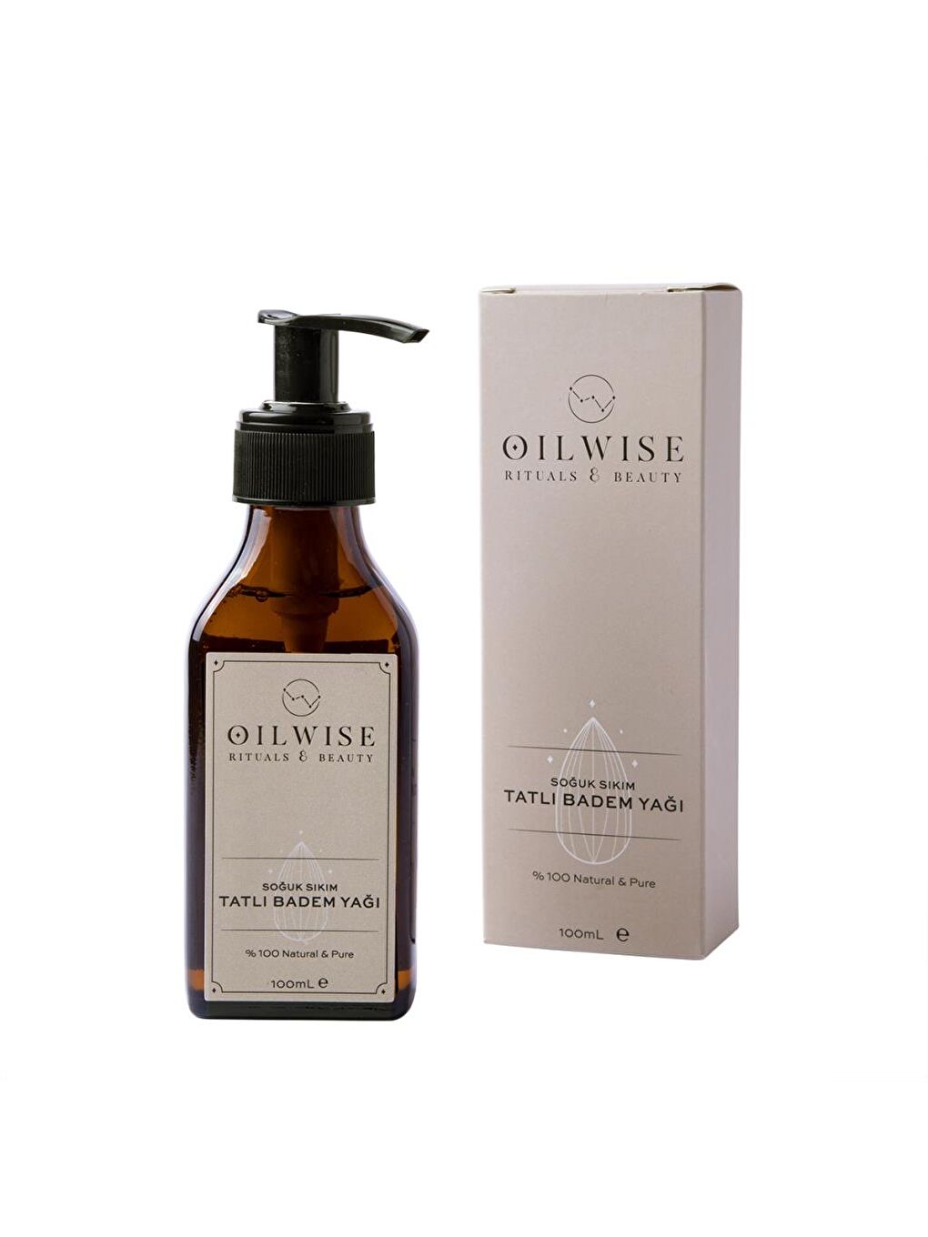 Oilwise Soğuk Sıkım Tatlı Badem Yağı 100 ml - 1