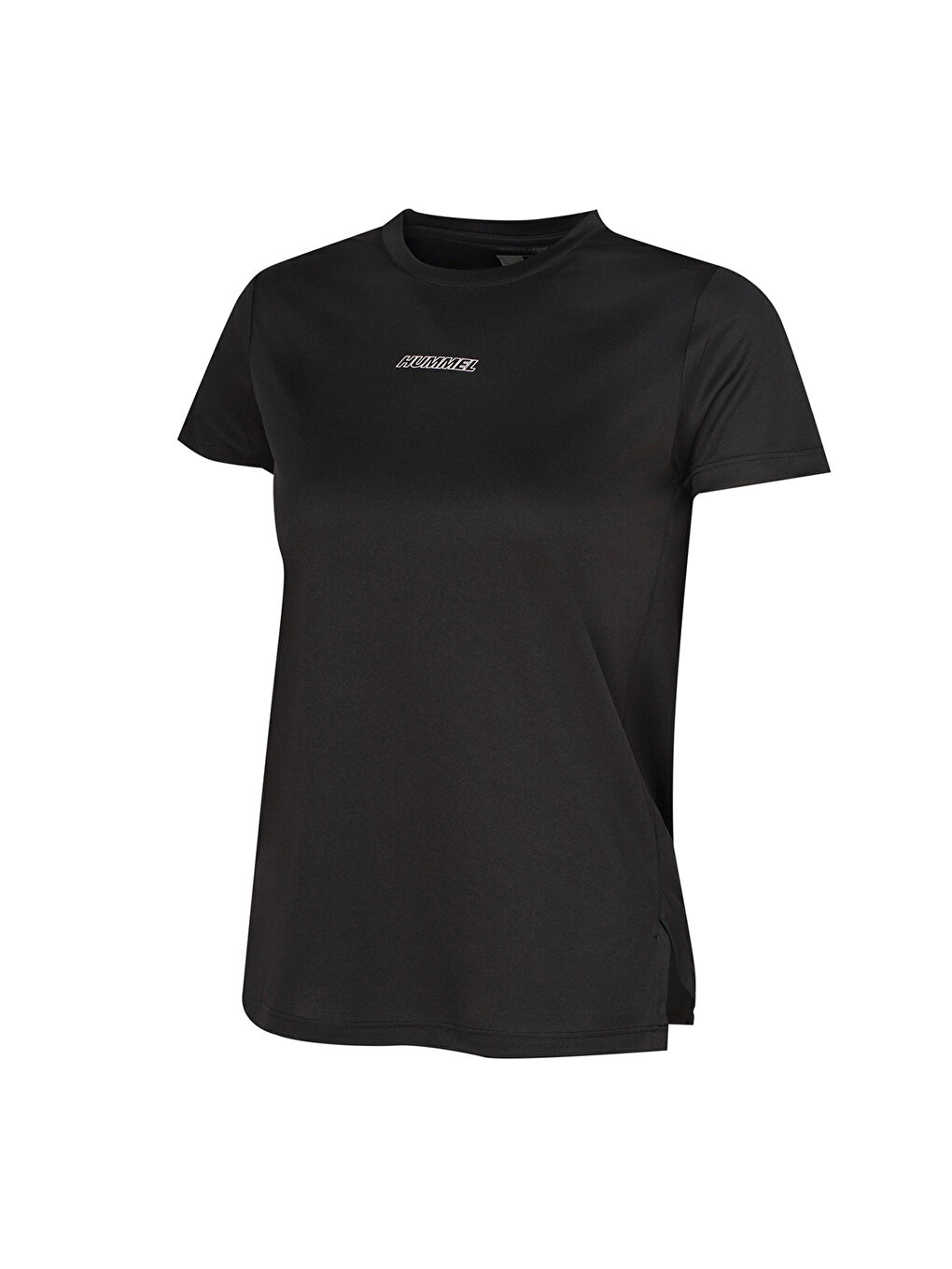 Renglon Kadın Siyah Yuvarlak Yaka Tişört-1