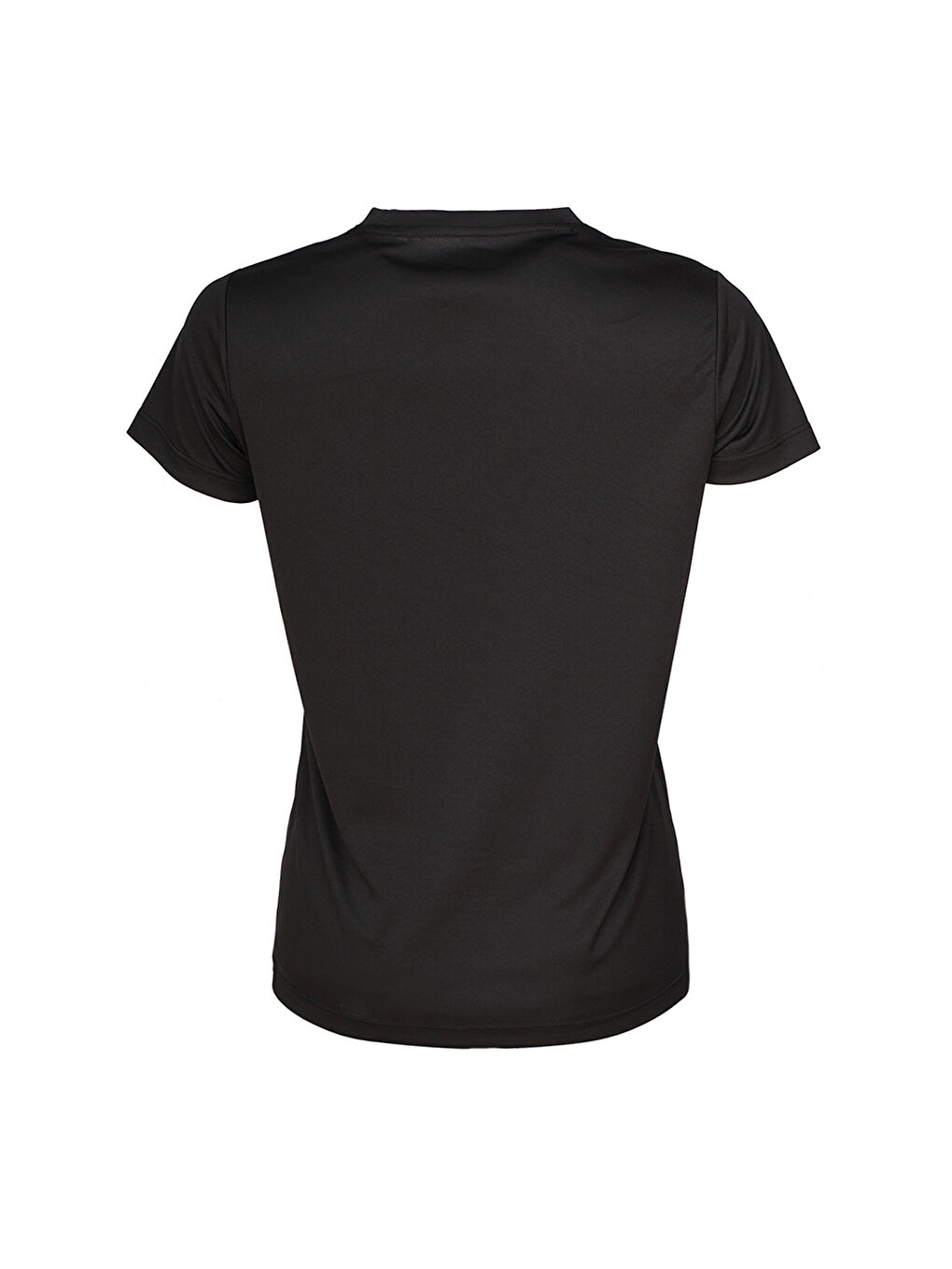 Renglon Kadın Siyah Yuvarlak Yaka Tişört-2