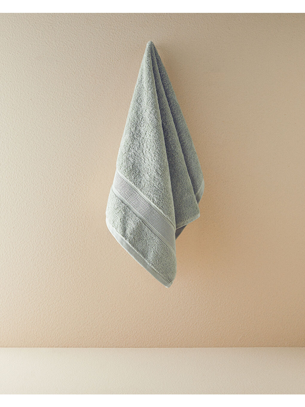 Turkuaz Poffy Soft-Premium Pamuklu Yüz Havlusu 50x80 cm Su Yeşili-1