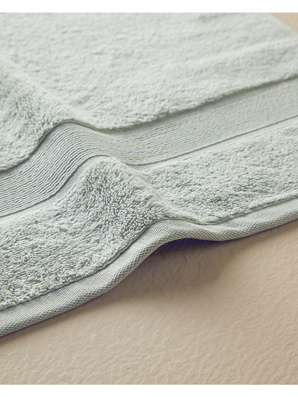 Turkuaz Poffy Soft-Premium Pamuklu Yüz Havlusu 50x80 cm Su Yeşili-2