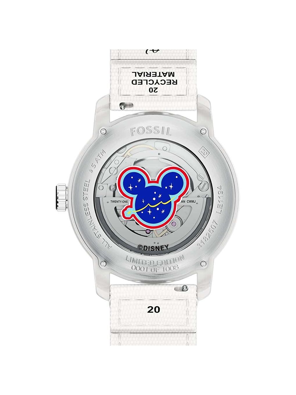 Beyaz FLE1194 Disney x Mickey Mouse Astronaut Kol Saati-2