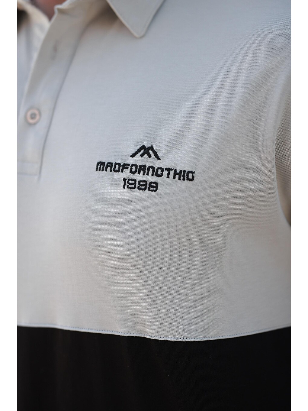 Siyah Polo Yaka Erkek Tişört E7116-3