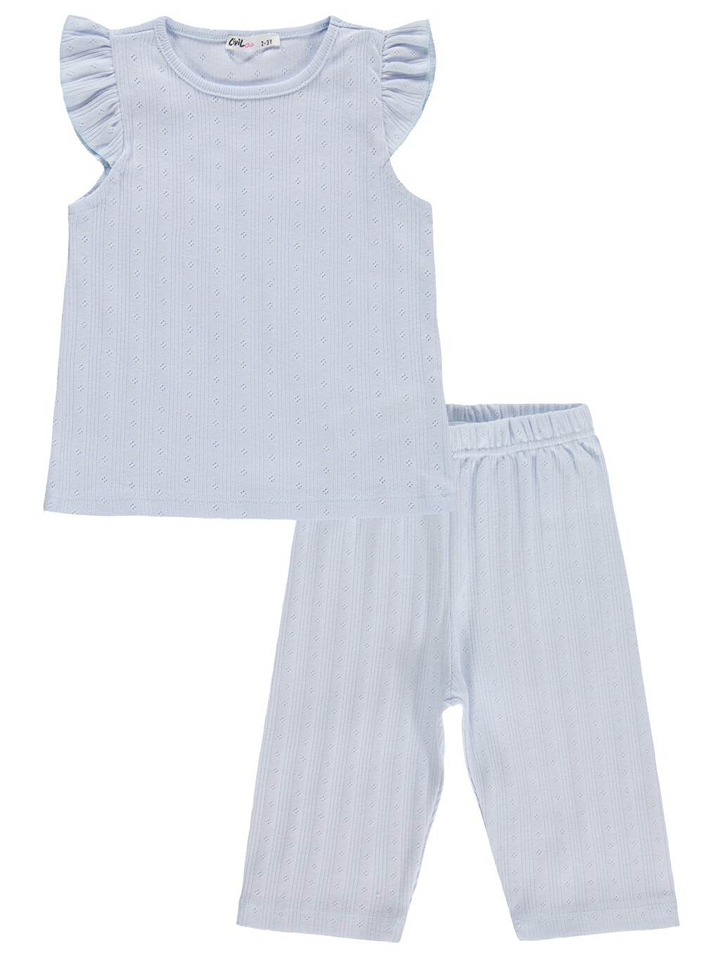 Girls Kaprili 2-5 Yaş Pijama Takımı - Mavi-2