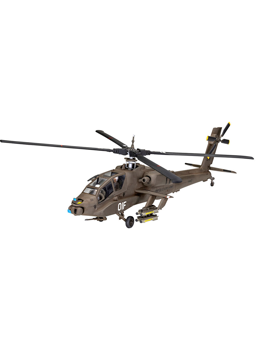 Model Kit Uçak Ah-64a Apache 03824-1