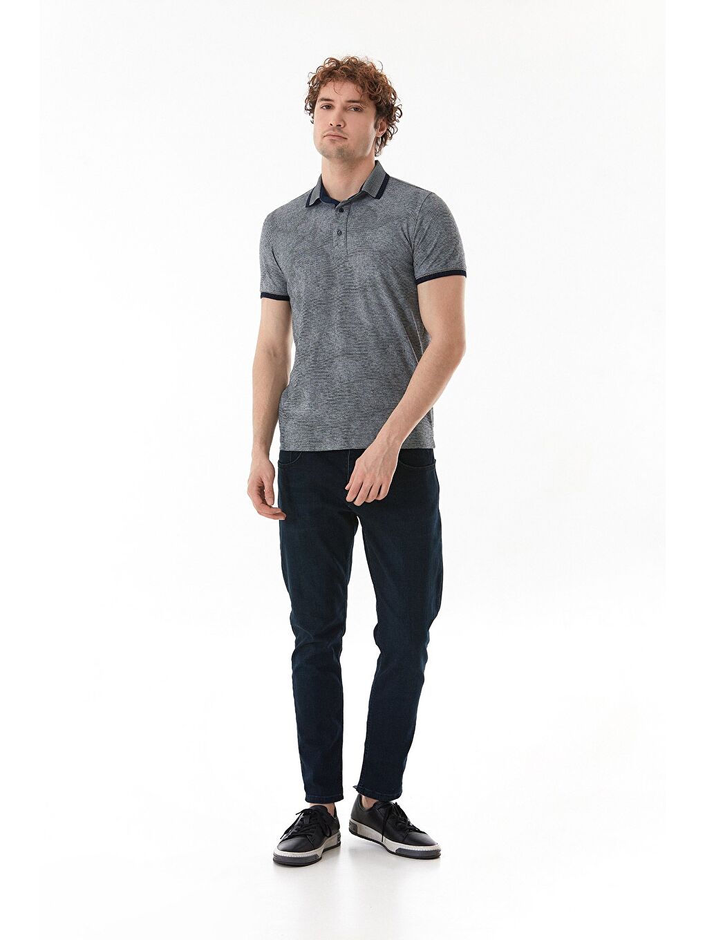 Mavi Basic Polo Yaka Slim Fit Tişört-2