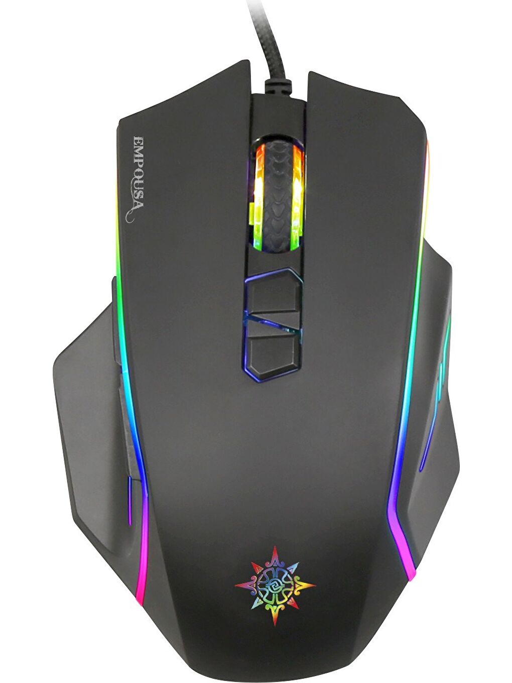 Inca Siyah IMG-344 Rgb 6 LED 7200DPI 8d Macro Keys Professional Gamıng Mouse - 1