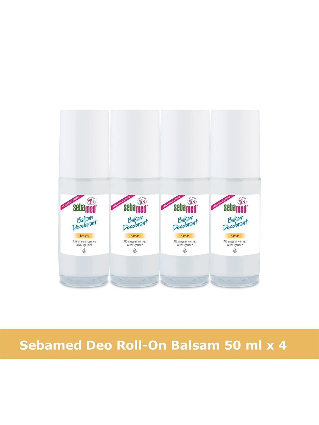 SEBAMED Roll-On Balsam 50 Ml X 4
