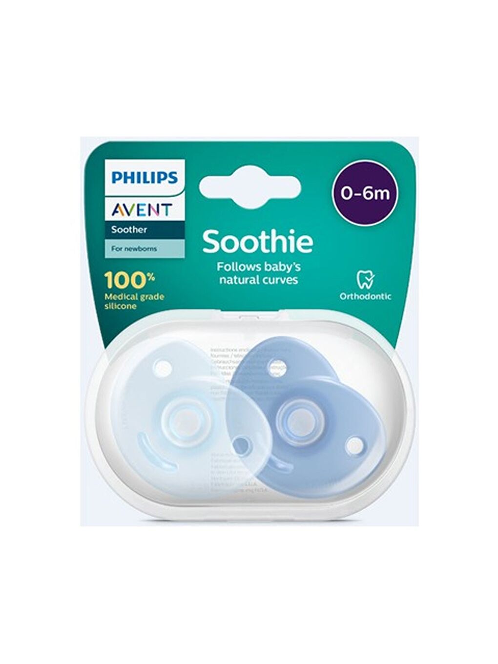 Philips Avent Soothie 2'li Emzik 0-6 Ay Erkek - 3