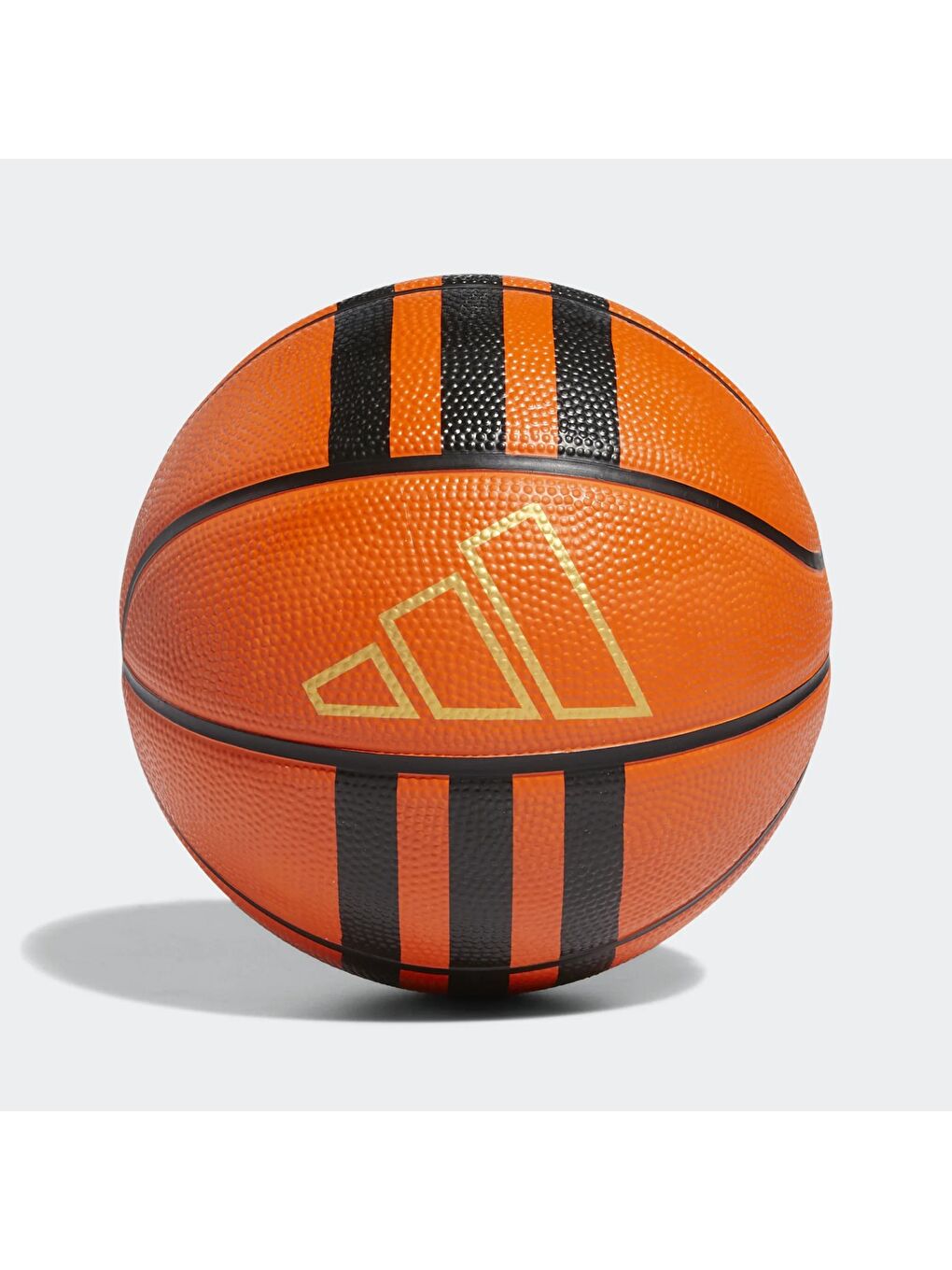 3 Stripes Rubber Mini Turuncu Basketbol Topu