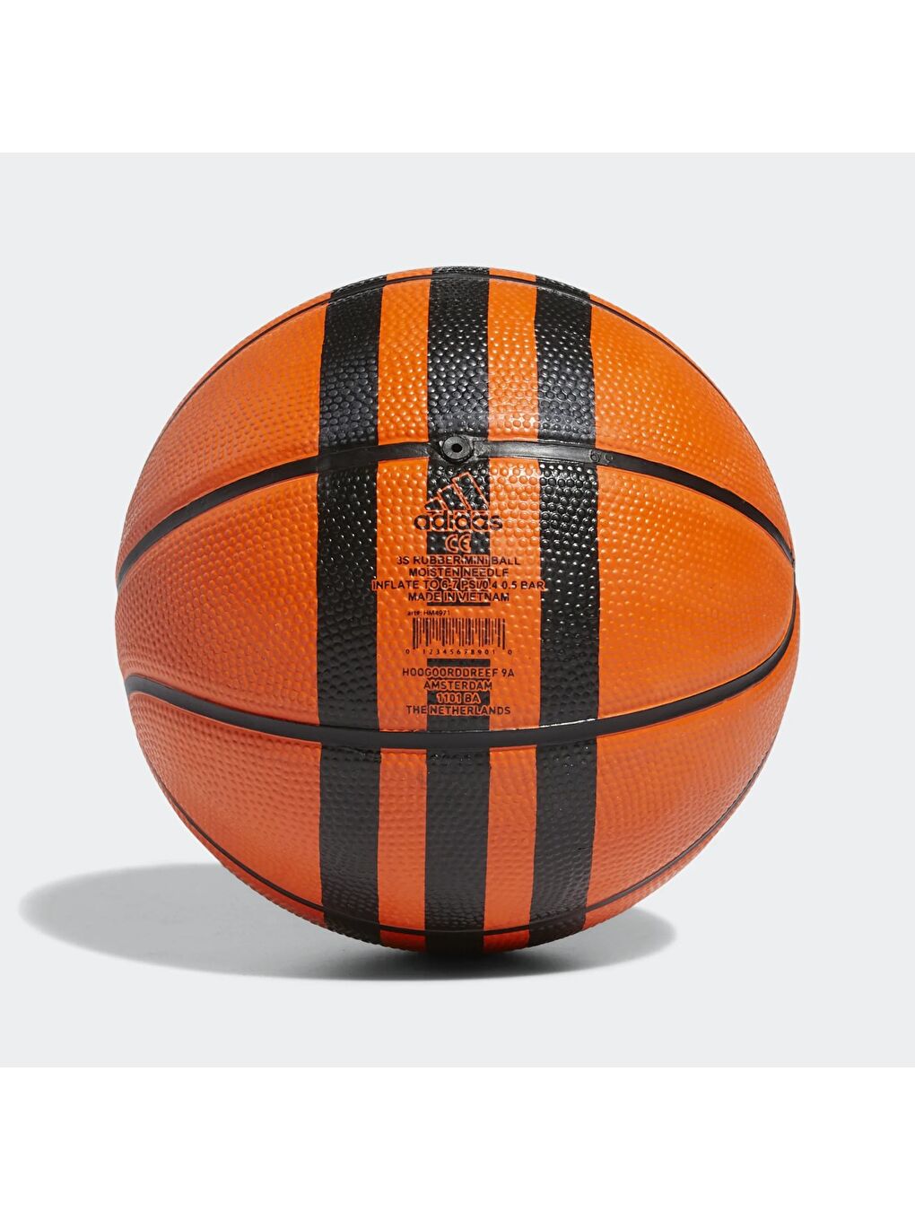 3 Stripes Rubber Mini Turuncu Basketbol Topu-1