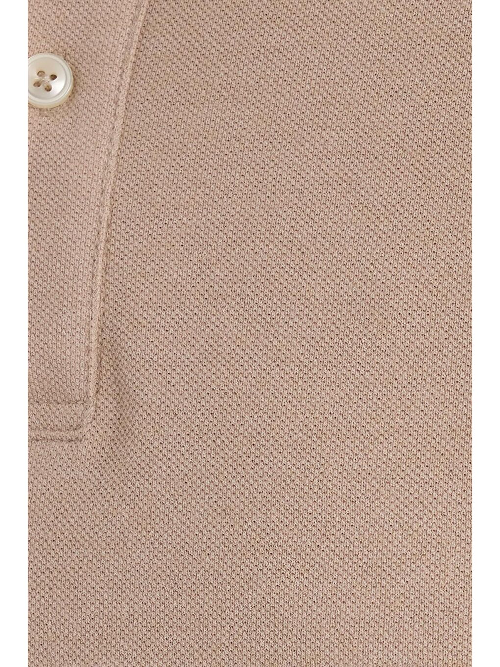 Erkek Slim Fit Dar Kesim Pamuklu Yumuşak Dokulu Serin Tutan Kumaş Düz Pike Bej Polo Yaka Tişört-5