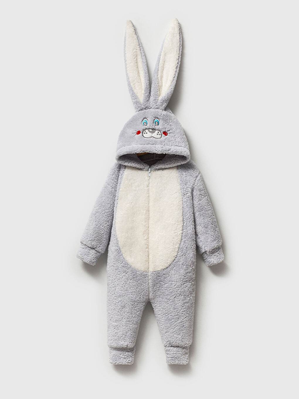 Welsoft Gri Kız Çocuk Desenli Kışlık  Uyku Tulumu 1–6 Yaş