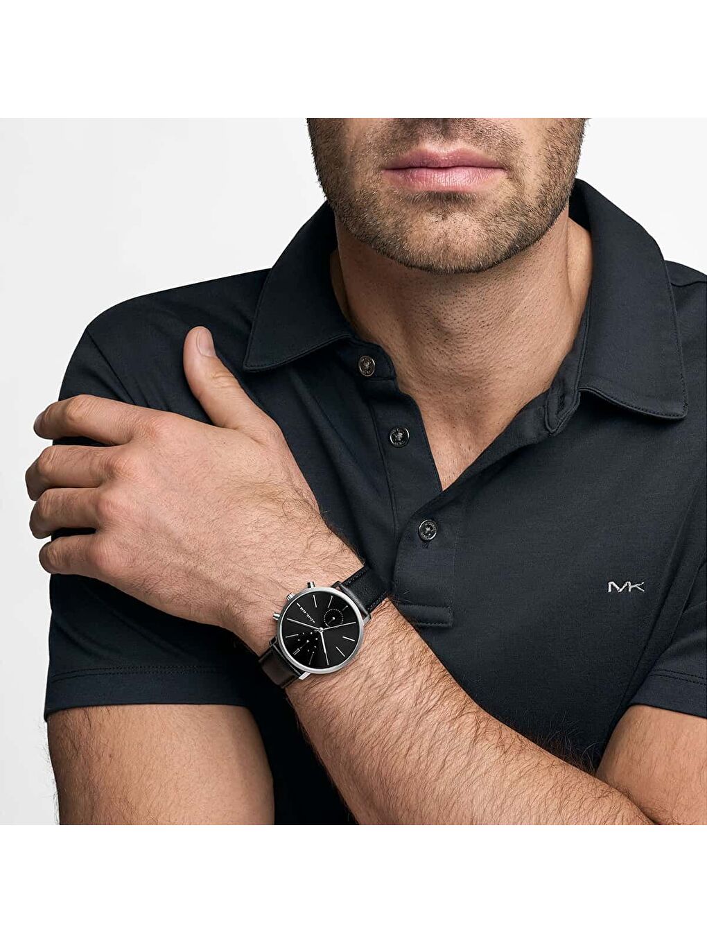 Siyah MK9208 Erkek Kol Saati-3