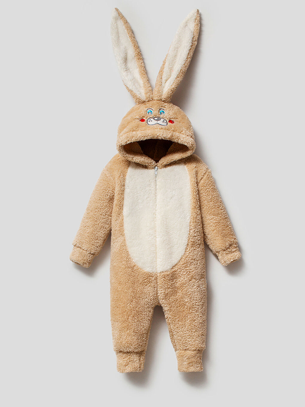 Kahverengi Welsoft Krem Kız Çocuk Desenli Kışlık  Uyku Tulumu 1–6 Yaş