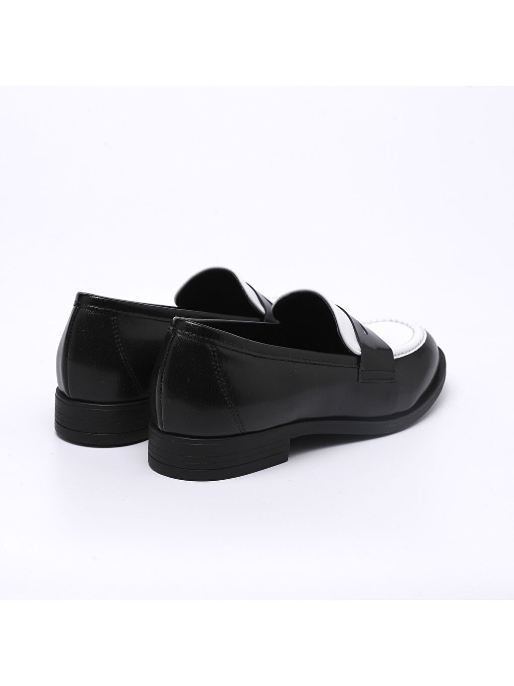 Siyah Kadın Loafer Ayakkabı 6A5333 MP 5333 MP Vitello RY Nero/White-3