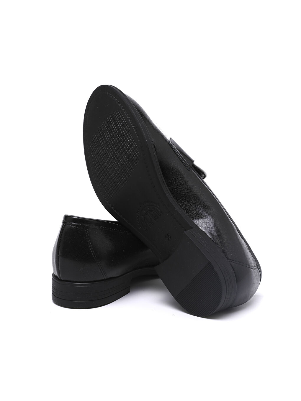 Siyah Kadın Loafer Ayakkabı 6A5333 MP 5333 MP Vitello RY Nero/White-4