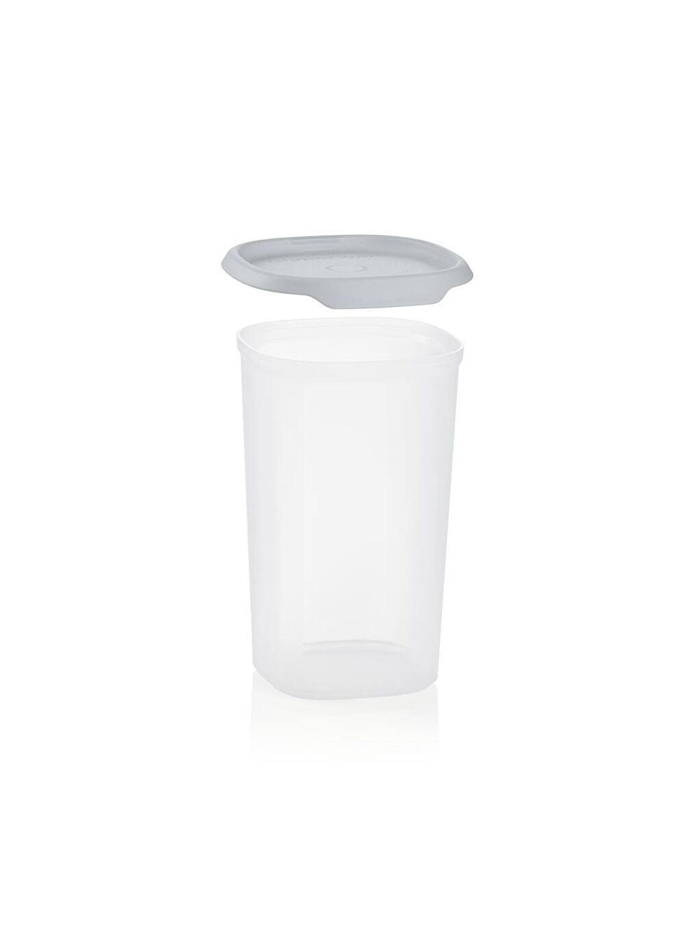 Tupperware Şeffaf Tek Dokunuş Kare  Saklama Kabı 1.25L - 2