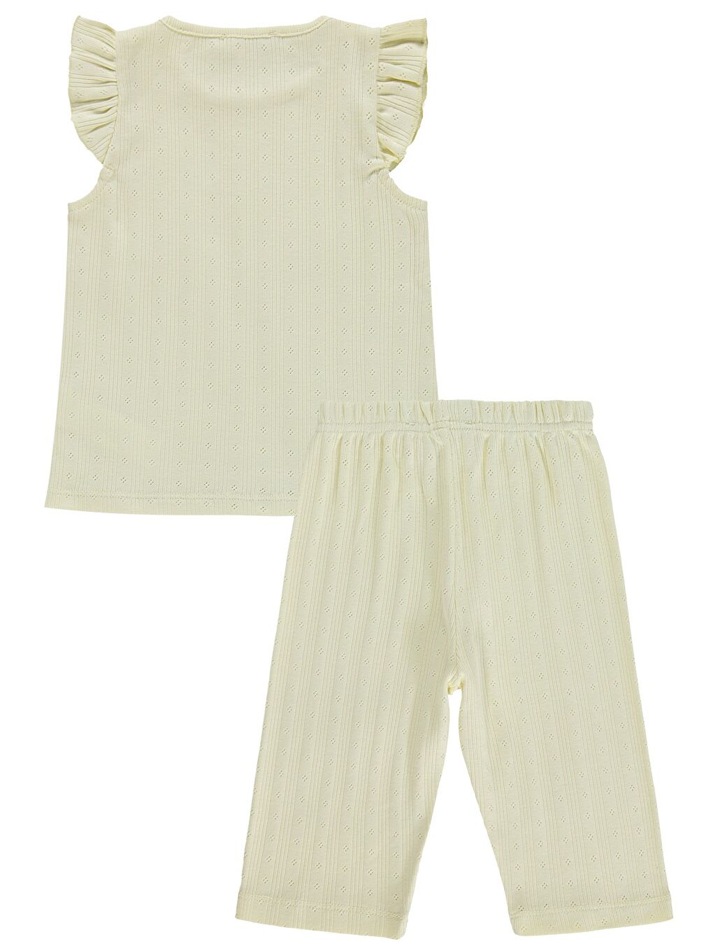 Girls Kaprili 2-5 Yaş Pijama Takımı - Sarı-3