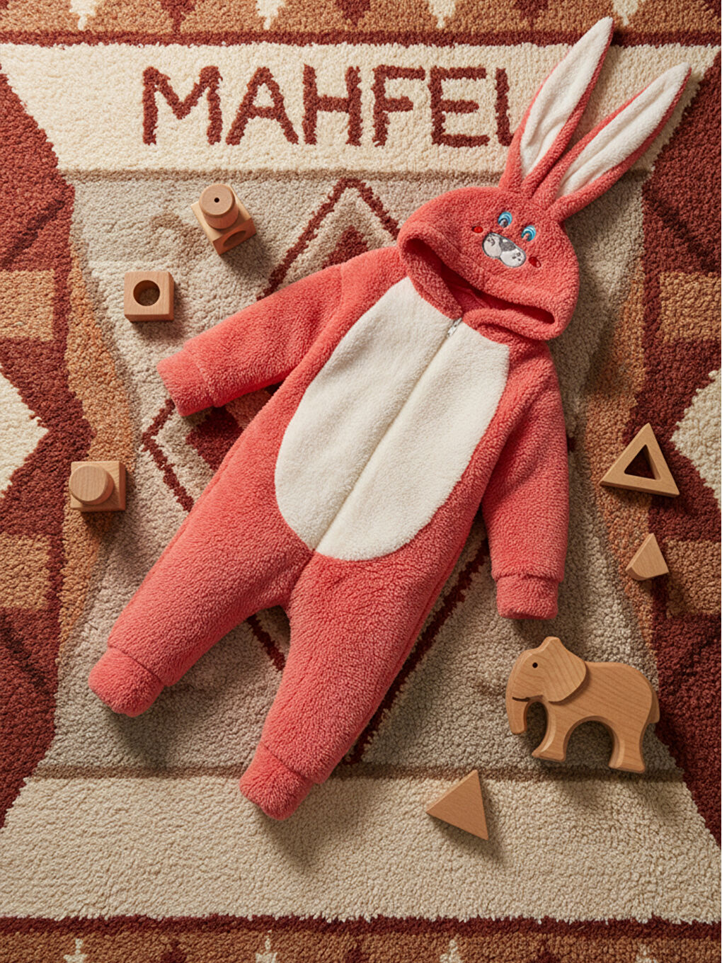 Welsoft Kırmızı Kız Çocuk Desenli Kışlık  Uyku Tulumu 1–6 Yaş-4