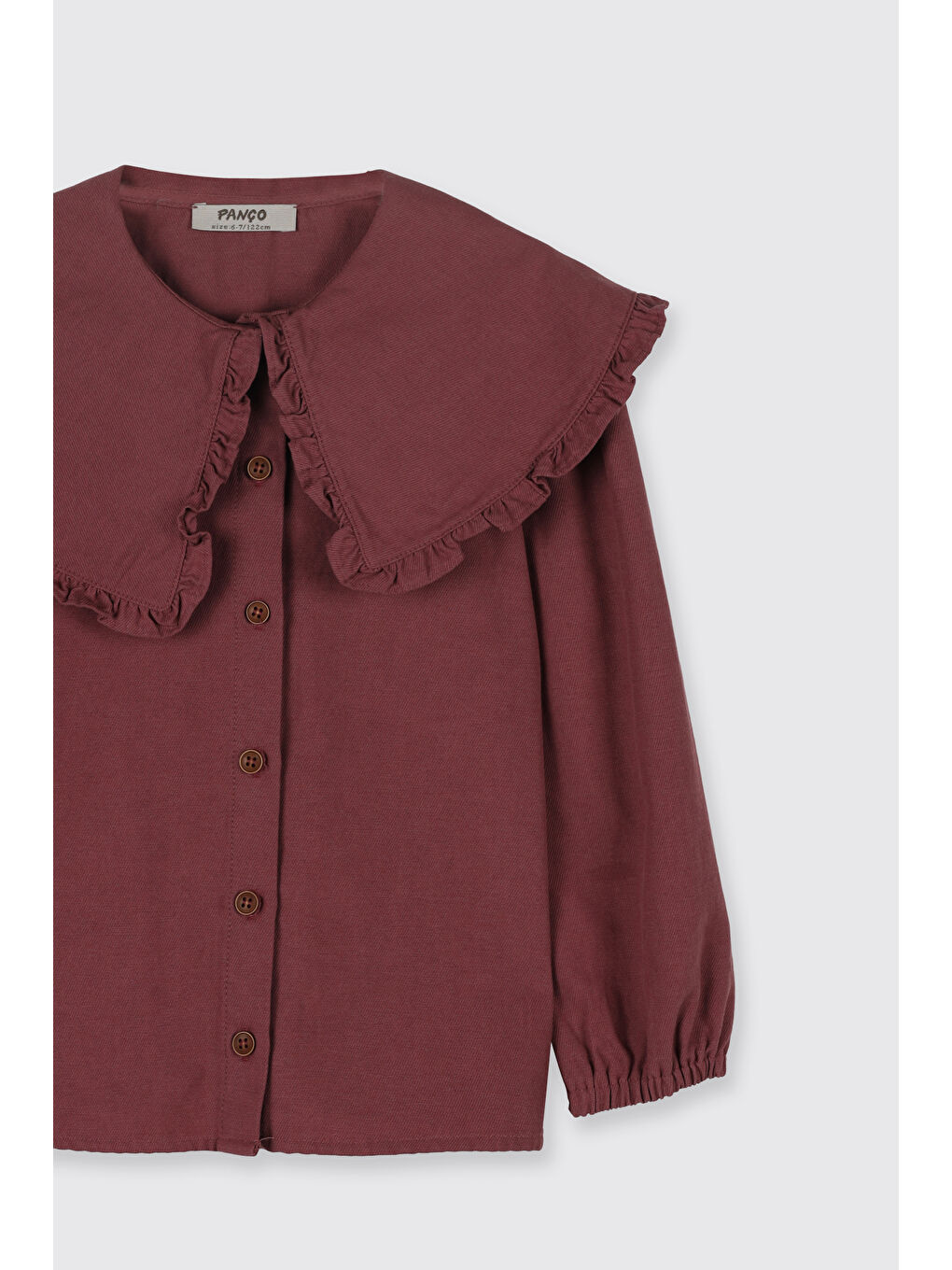 Pembe Kız Çocuk Gül Gömlek-4