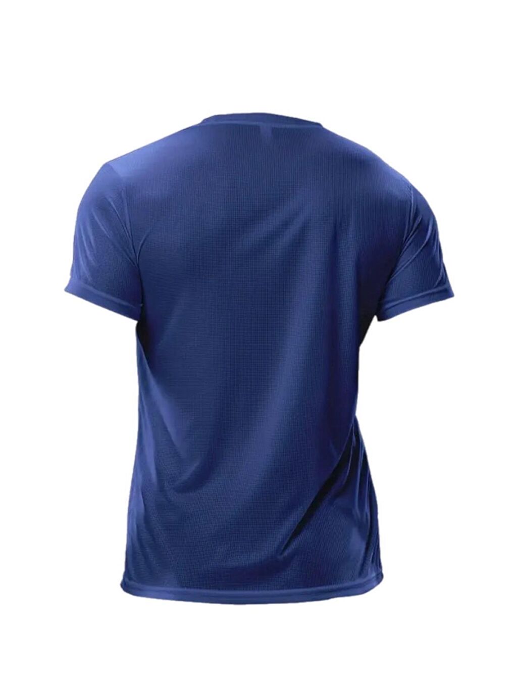 Lacivert Xylon Mikro Polyester Nefes Alabilen Hafif Perform Antrenman Sporcu Erkek Tshirt-2