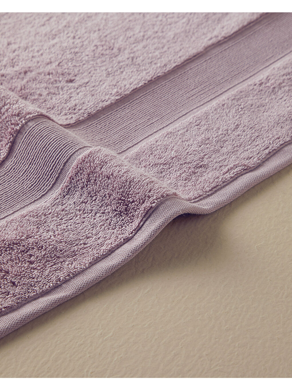 Poffy Soft-Premium Pamuklu Banyo Havlusu Lila-2