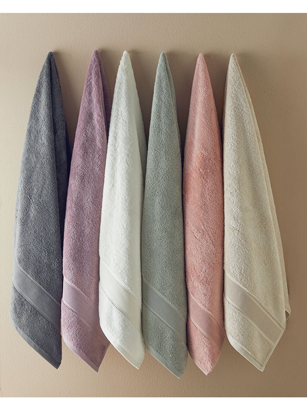 Poffy Soft-Premium Pamuklu Banyo Havlusu Lila-3