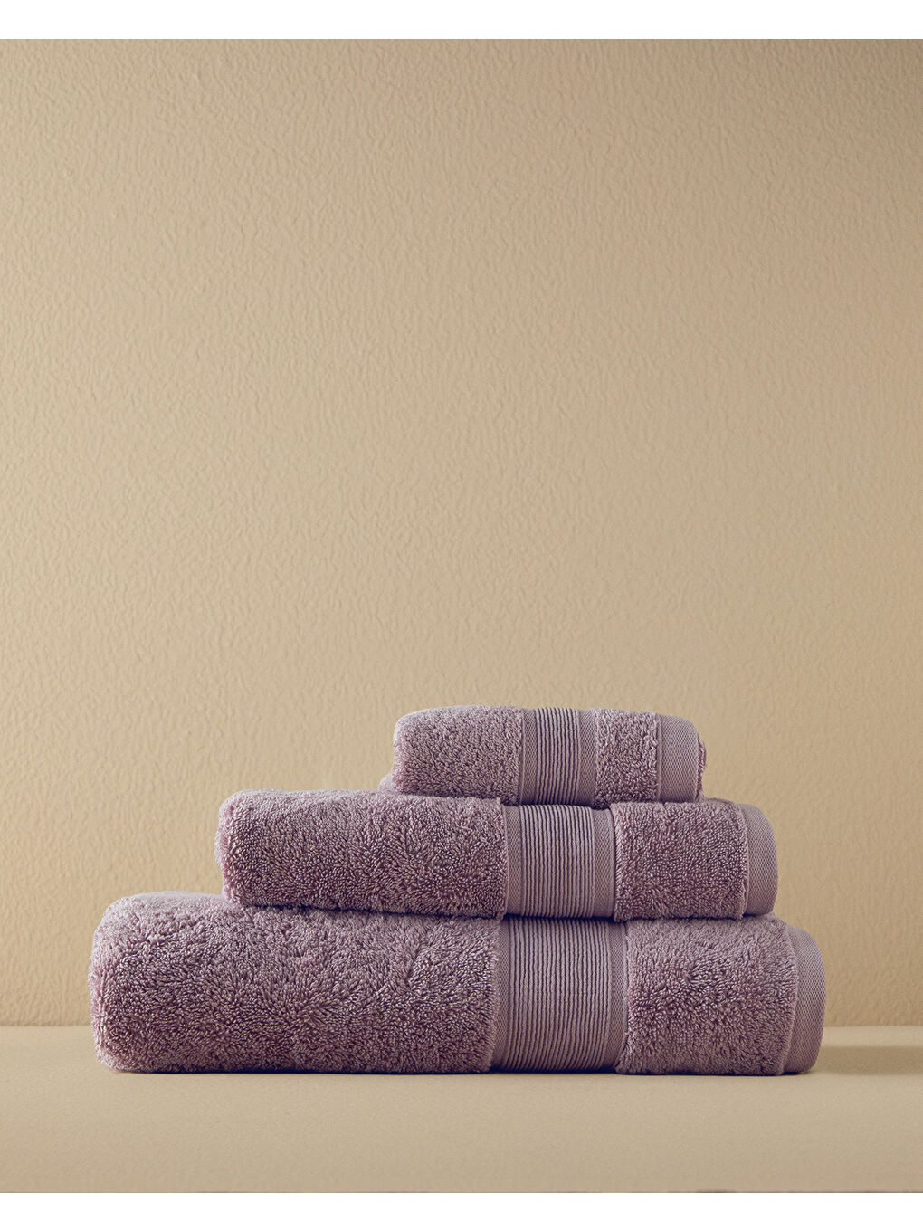 Poffy Soft-Premium Pamuklu Banyo Havlusu Lila-4