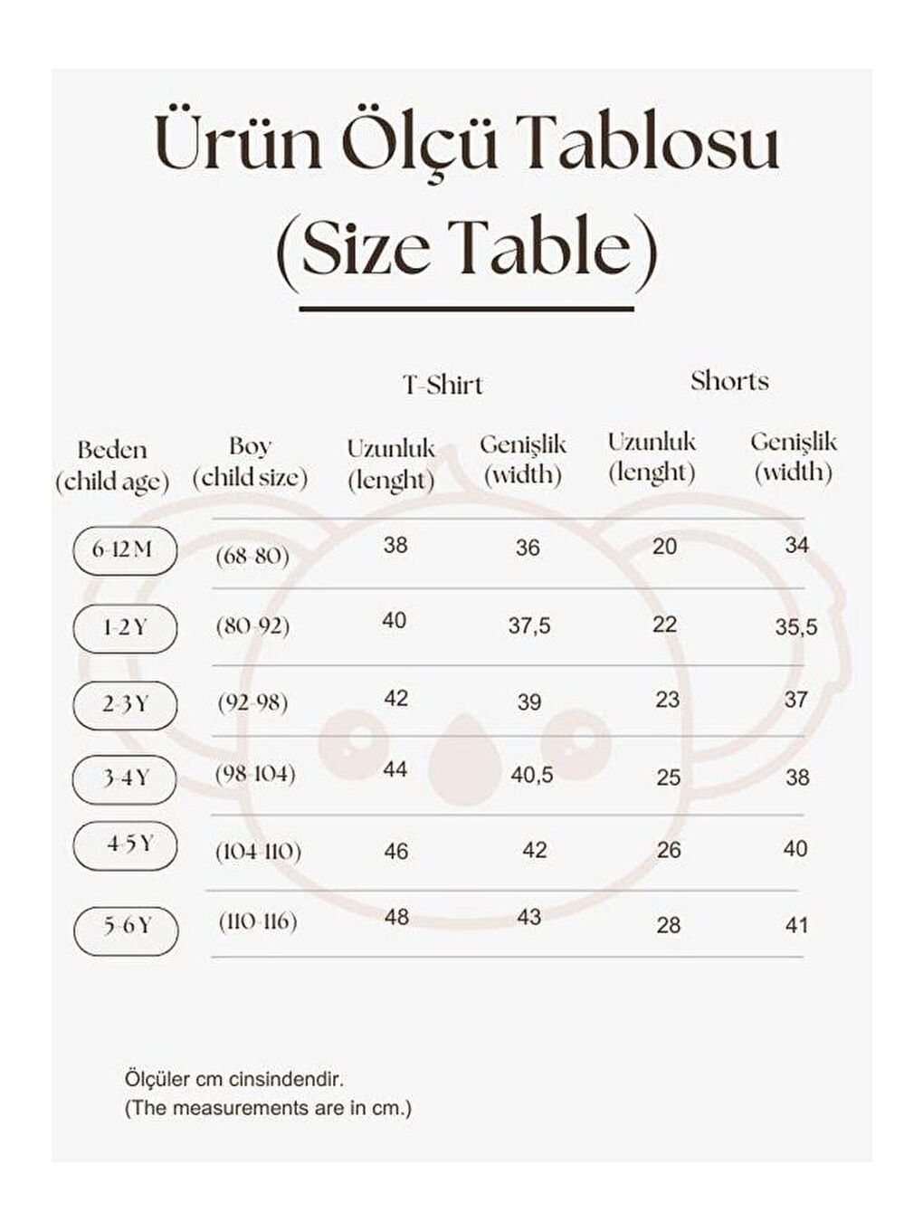 Bej Zeytin Baskılı Şortlu Takım-5