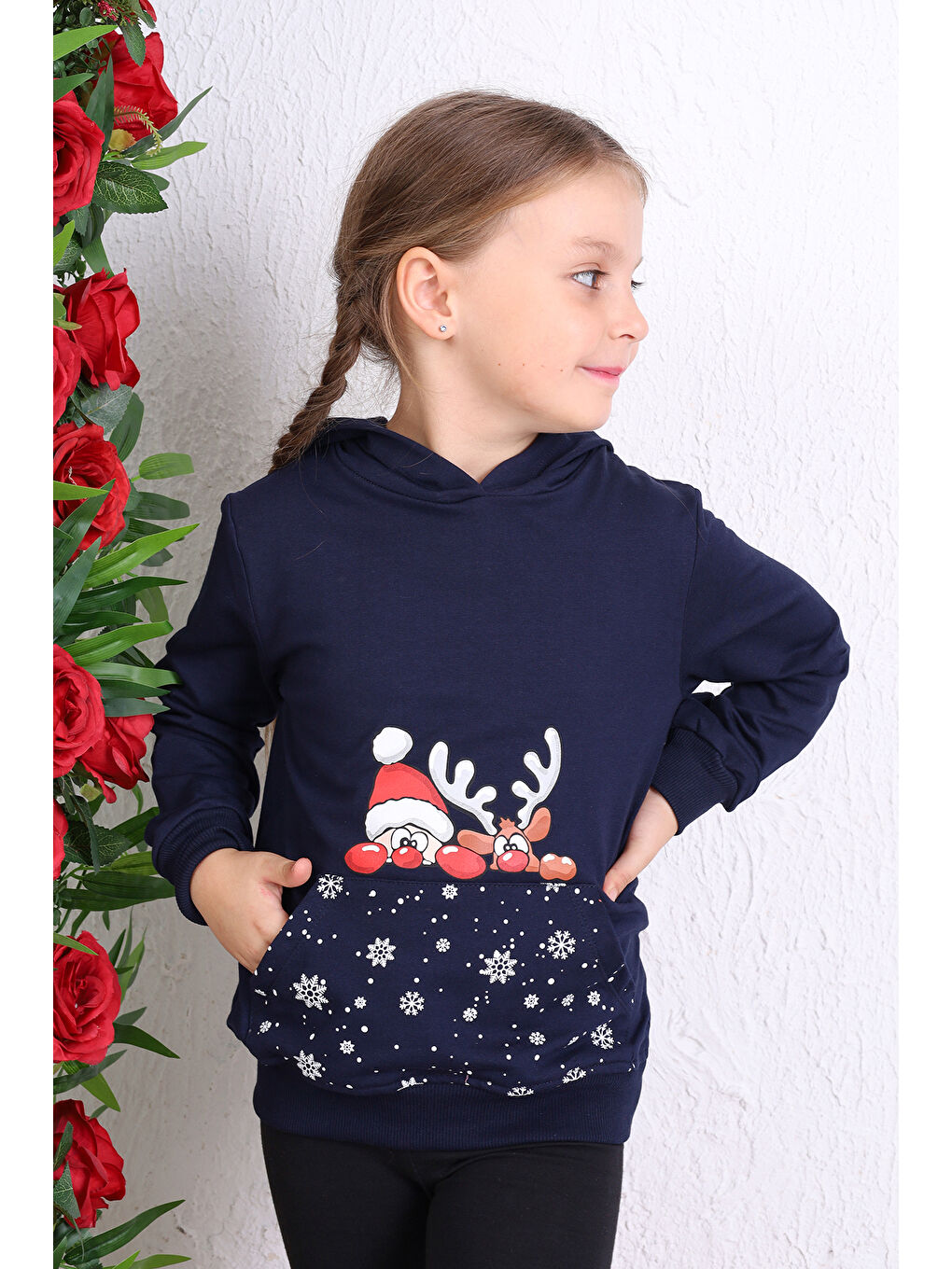 Toontoykids Lacivert Unisex Çocuk Baskılı Sweatshirt