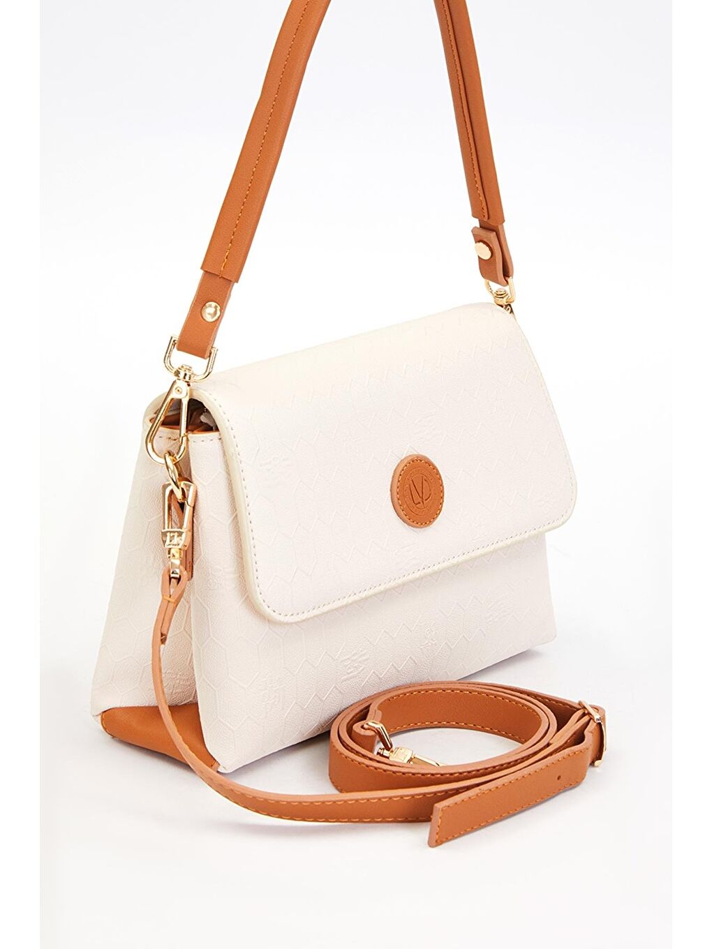 Ekru Krem Kadın Omuz Çantası 930517-1