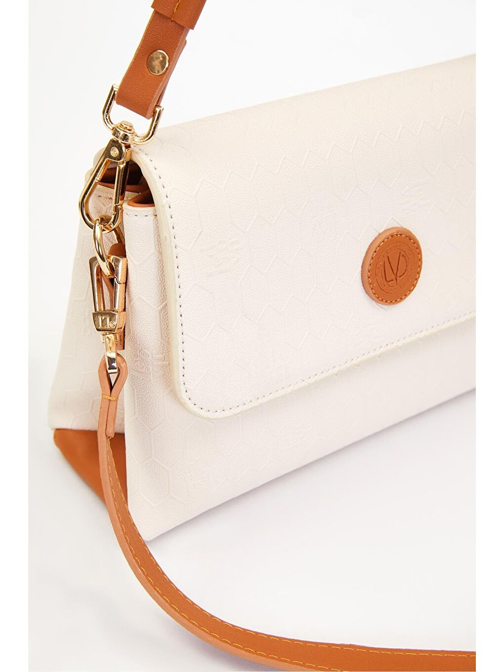 Ekru Krem Kadın Omuz Çantası 930517-2