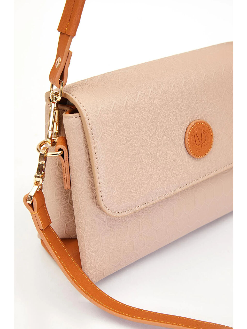 Bej Vizon Kadın Omuz Çantası 930517-2