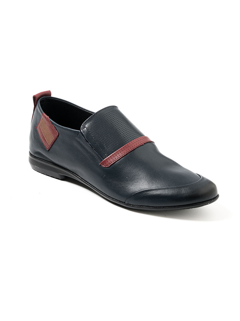 Siyah Erkek Klasik Ayakkabı OG-812 105-117 Lacivert DLP-Kırmızı Vespa