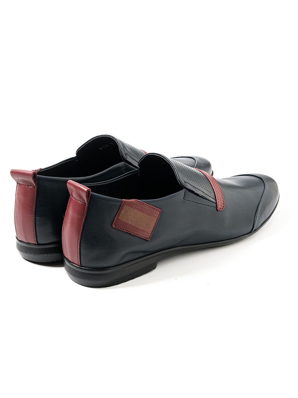 Siyah Erkek Klasik Ayakkabı OG-812 105-117 Lacivert DLP-Kırmızı Vespa-3