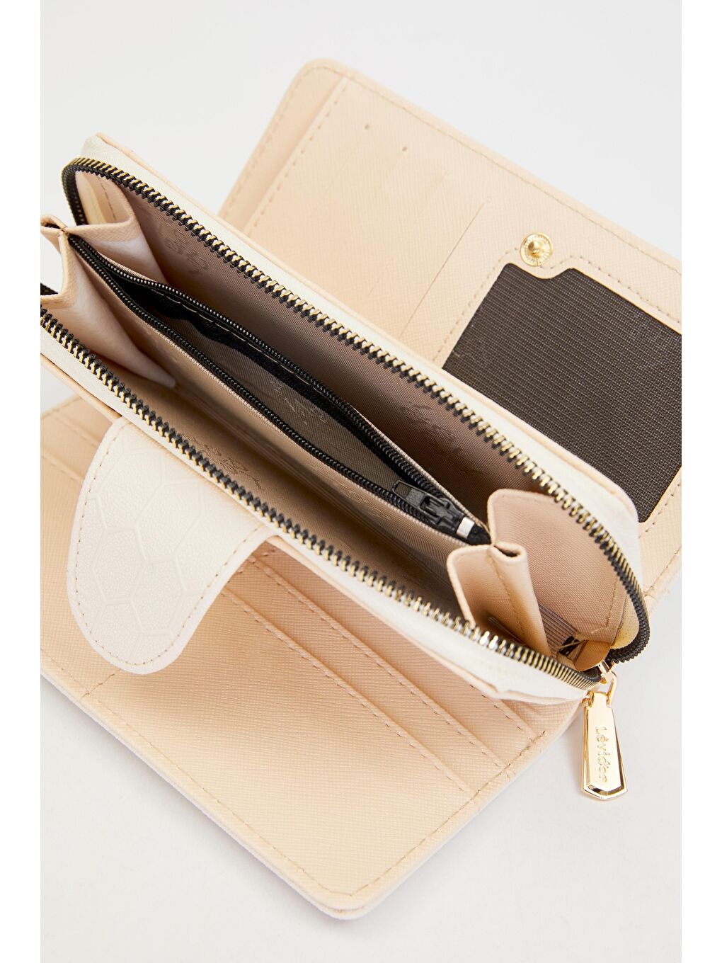 Ekru Krem Kadın Cüzdan 910039-2