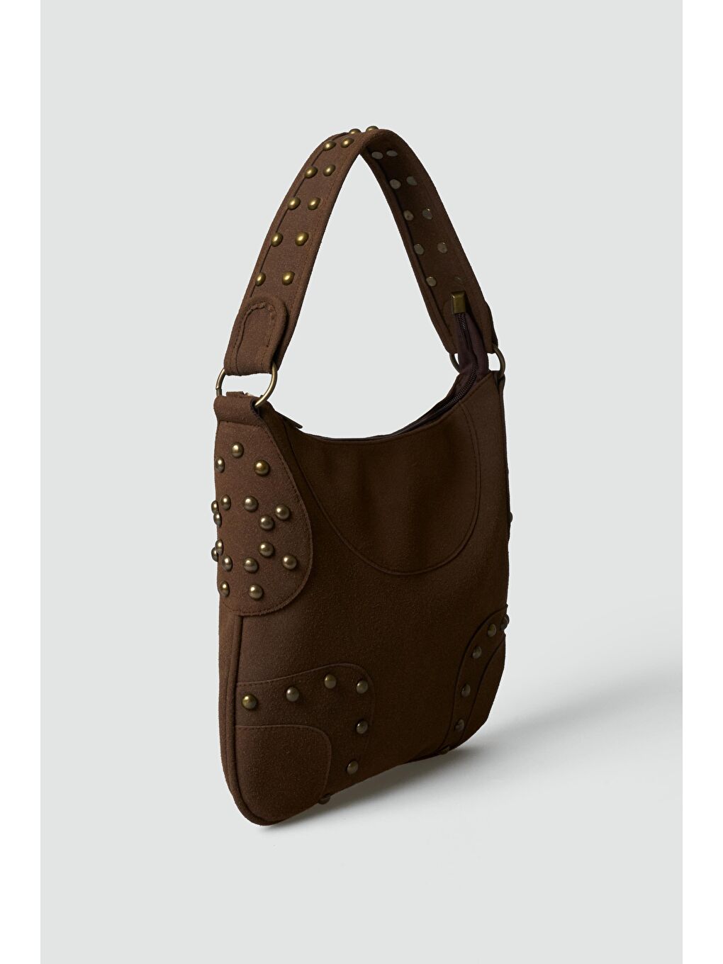 Kahverengi Arlo Troklu Omuz Çantası Kahve-1