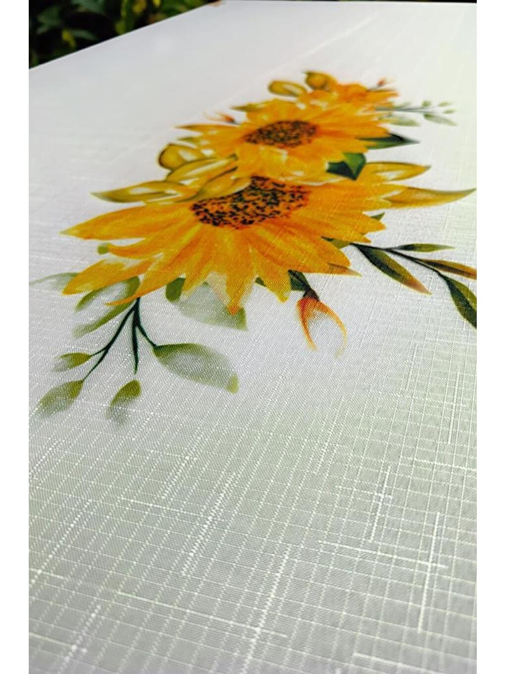 Karışık Ayçiçek Dertsiz Masa Örtüsü 150x220 Cm-2