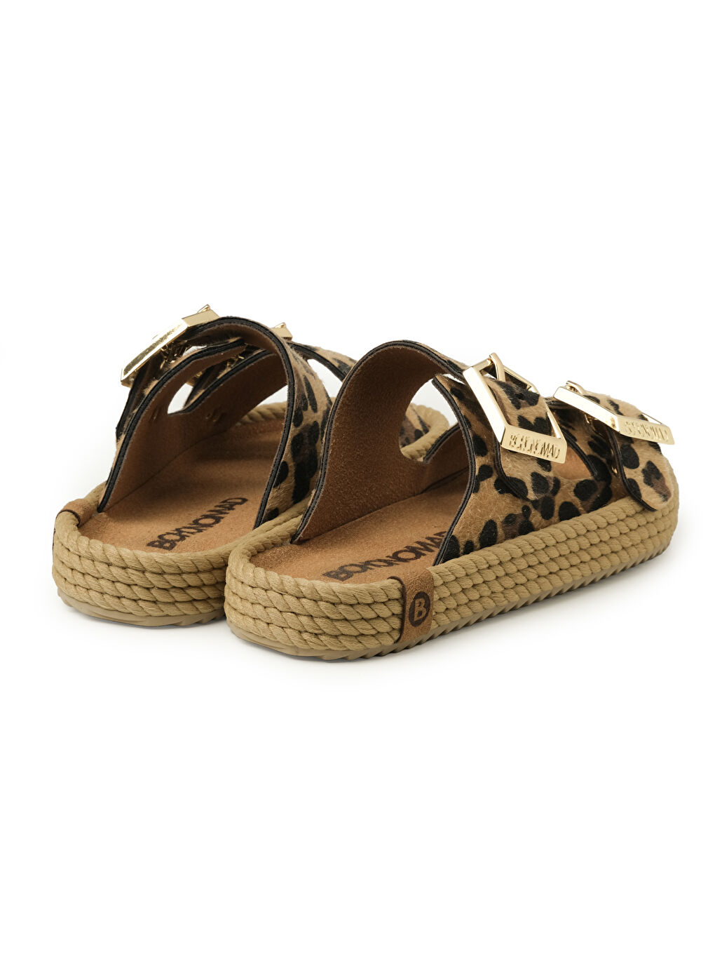 Kahverengi SYD12-LEO Sydney Kadın Terlik Leopar-3