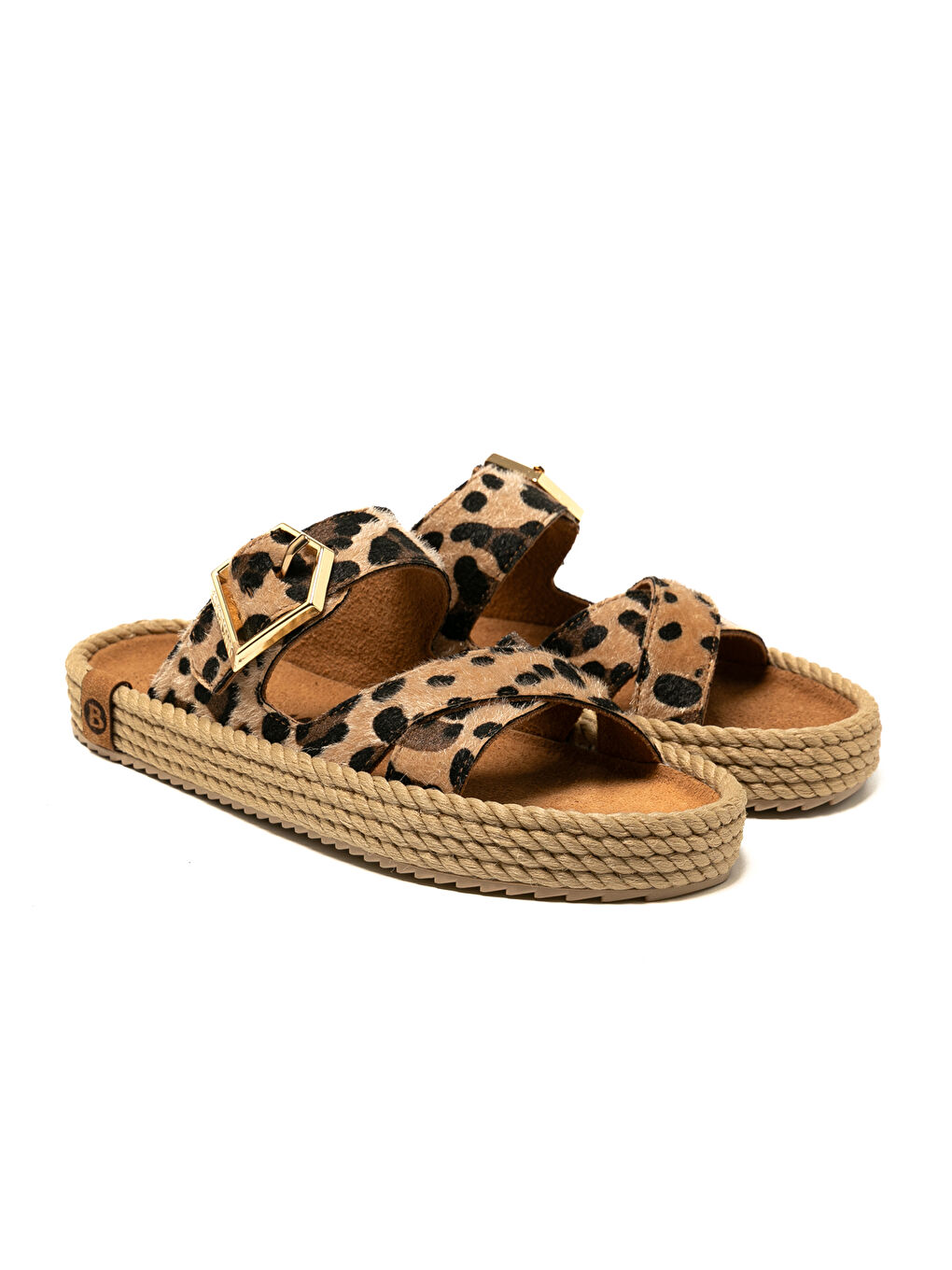 Kahverengi SEV12-LEO Sevilla Kadın Terlik Leopar-2