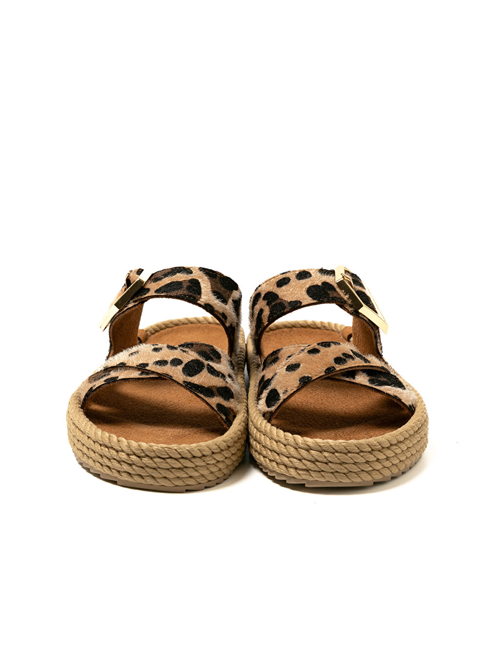 Kahverengi SEV12-LEO Sevilla Kadın Terlik Leopar-3