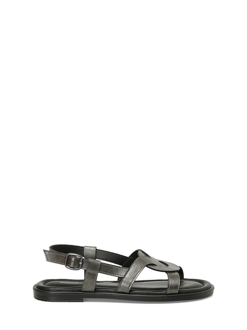 Gri 325053.Z 5FX Gümüş Kadın Düz Sandalet