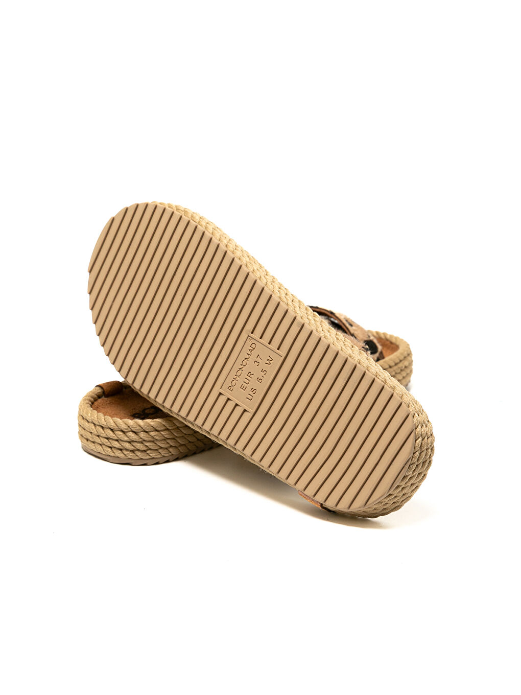 Kahverengi SEV12-LEO Sevilla Kadın Terlik Leopar-5