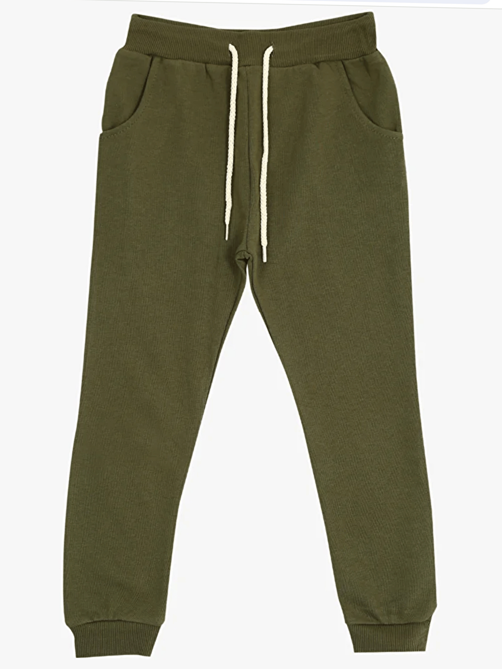 Yeşil Bisiklet Yaka Baskılı Erkek Çocuk Sweatshirt ve Eşofman Alt 2'li Takım-2